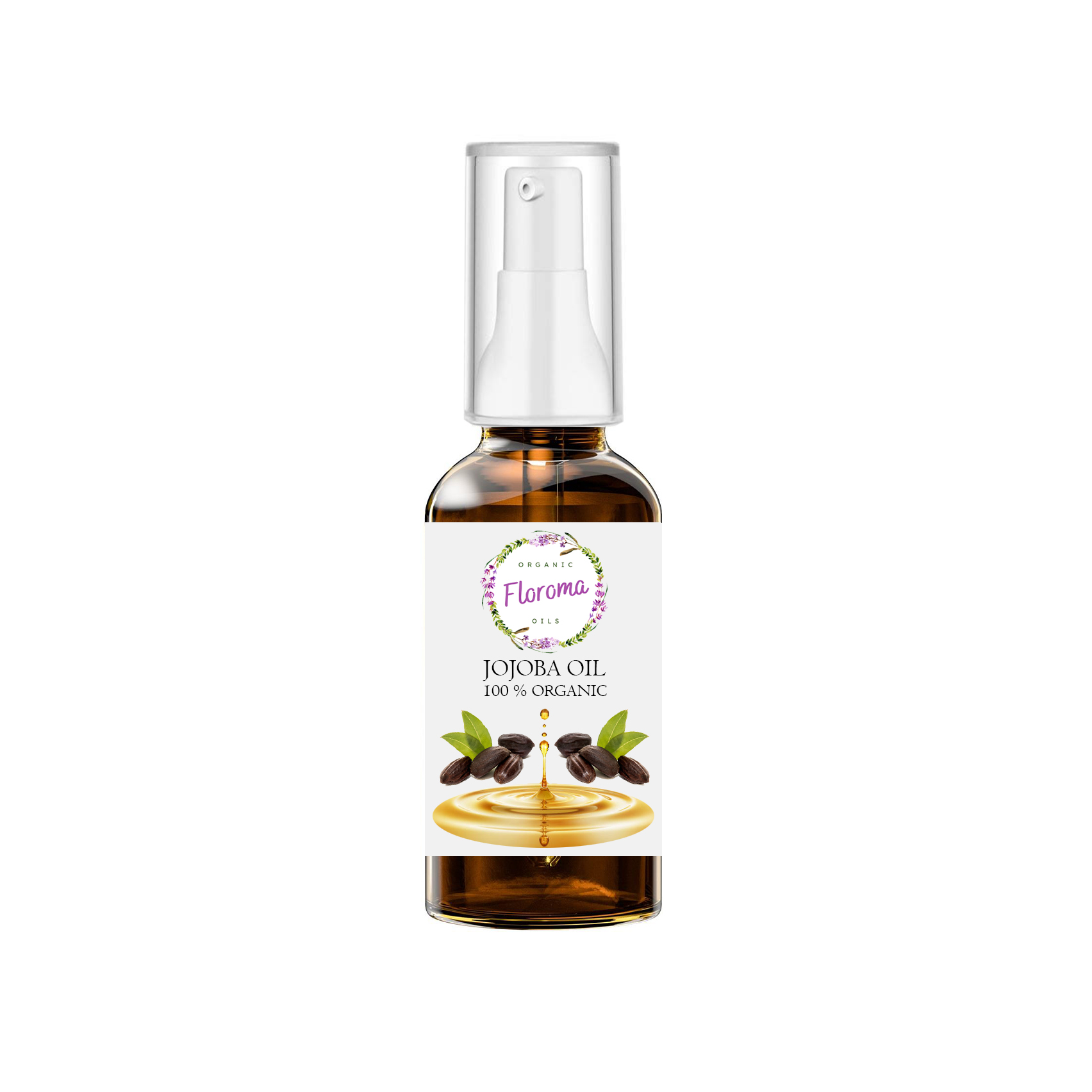 روغن بدن  جوجوبا فلوروما مدل organic حجم 30 میلی لیتر